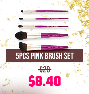 5Pcs Pink Brush Set - $8.40
