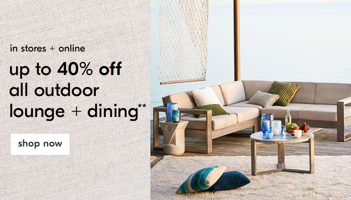 up to 40% off all outdoor