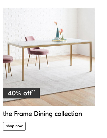 the Frame Dining collection