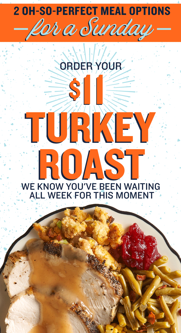 $11 Turkey Roast! Today Only