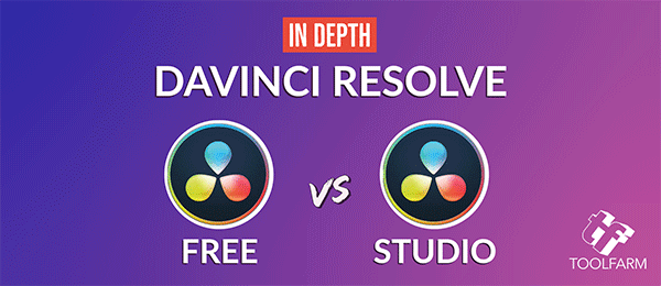 resolve free versus studio