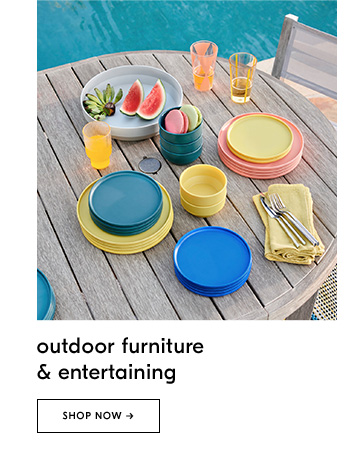 outdoor furniture & entertaining