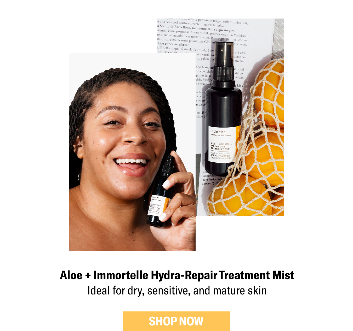 Aloe + Immortelle Hydra-Repair Treatment Mist