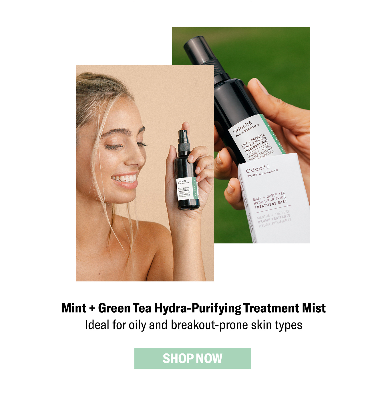 Mint + Green Tea Hydra-Purifying Treatment Mist