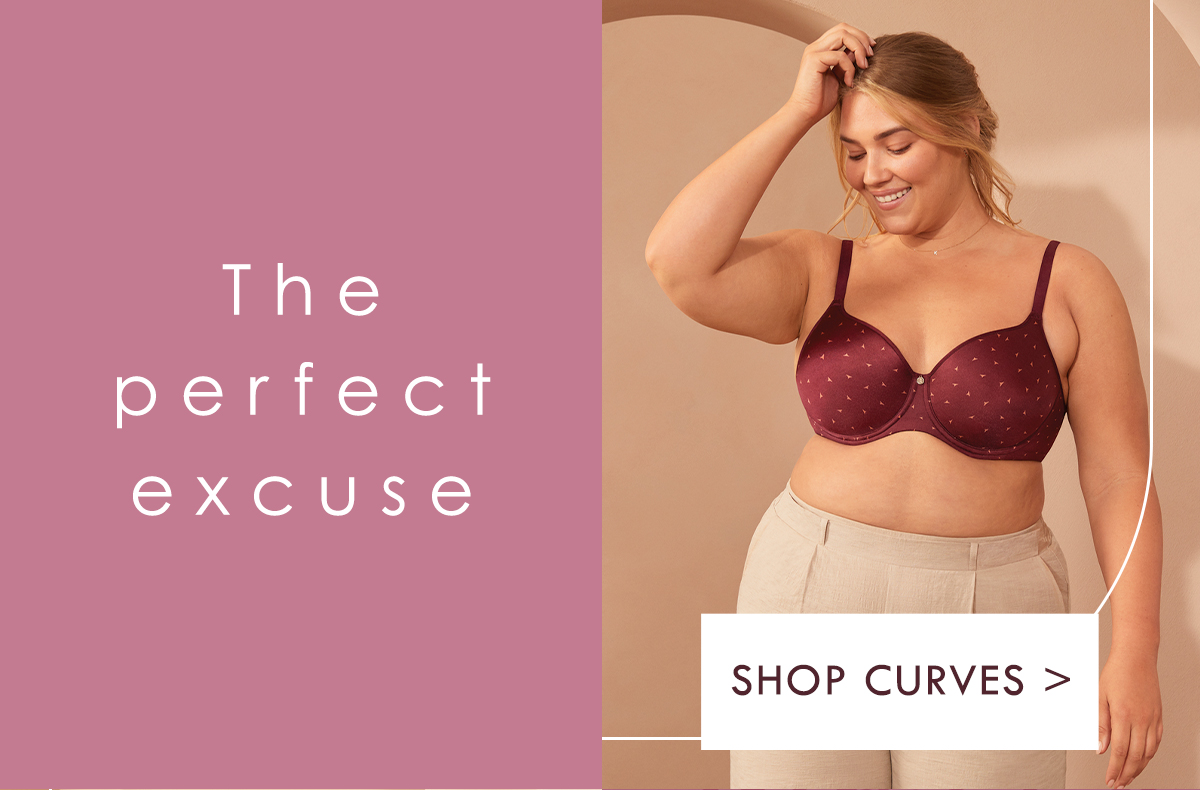 The perfect excuse to prioritise you. Shop Curves.