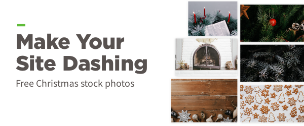 Make your site dashing with free Christmas stock photos