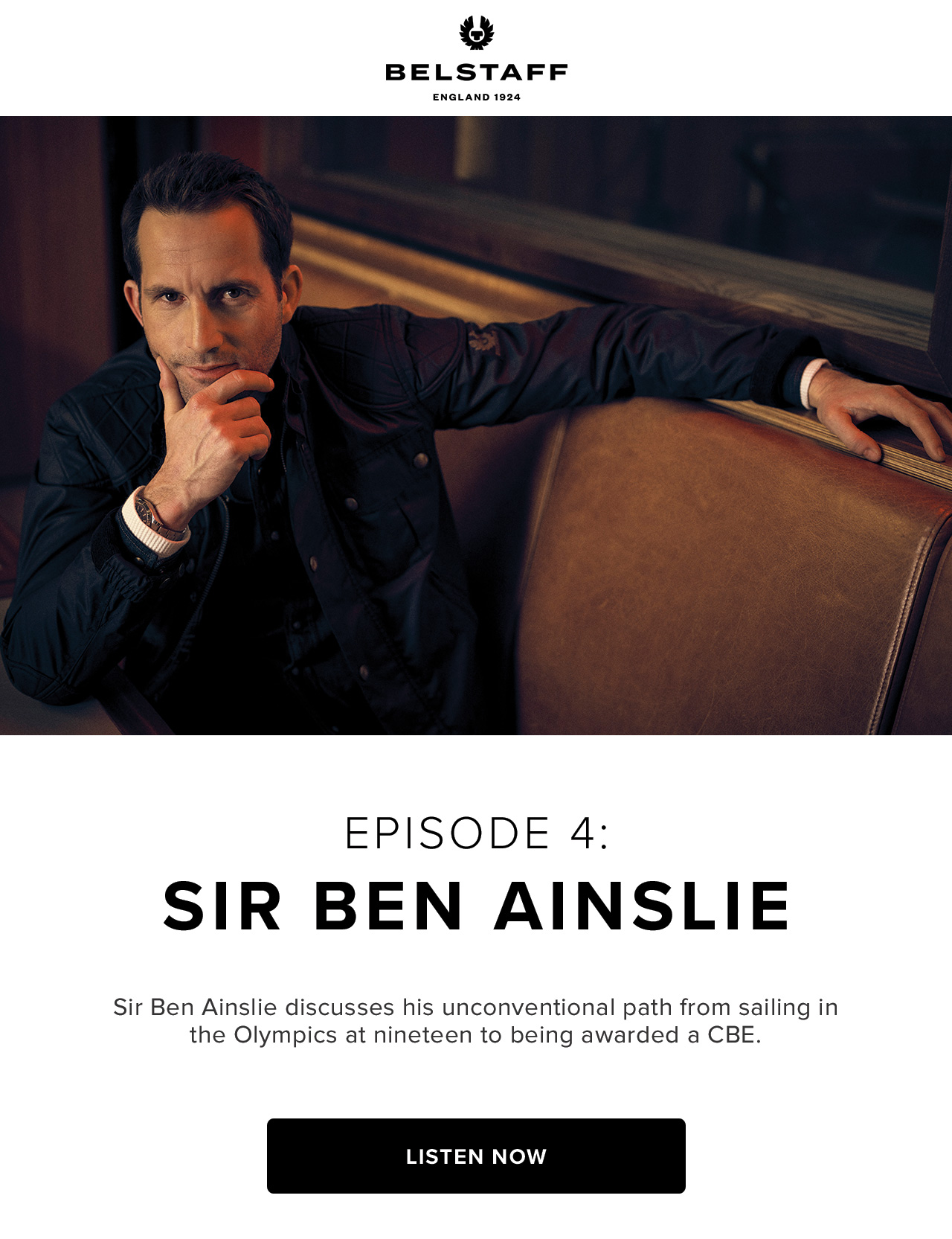 Sir Ben Ainslie discusses his unconventional path from sailing in the Olympics at nineteen to being awarded a CBE.