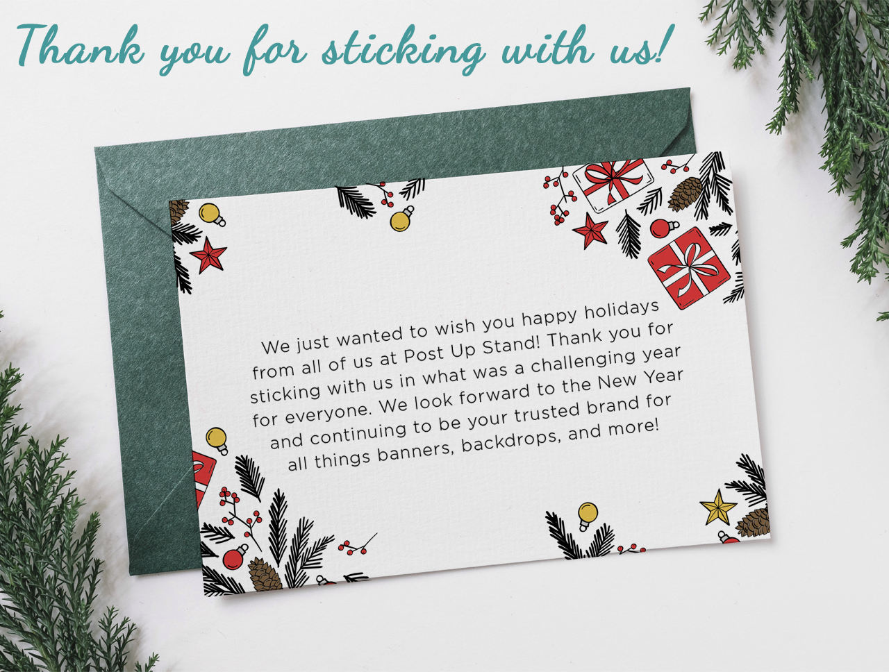 Season's greetings from all of us at Post Up Stand!