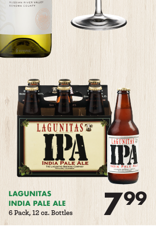 Lagunitas India Pale Ale 6 Pack, 12 oz. Bottles - $7.99