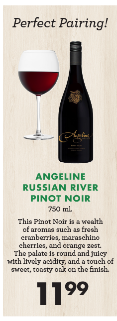 Angeline Russian River Pinot Noir 750ml. - $11.99