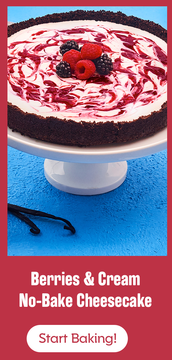 Berries & Cream No-Bake Cheesecakes - Start Baking!