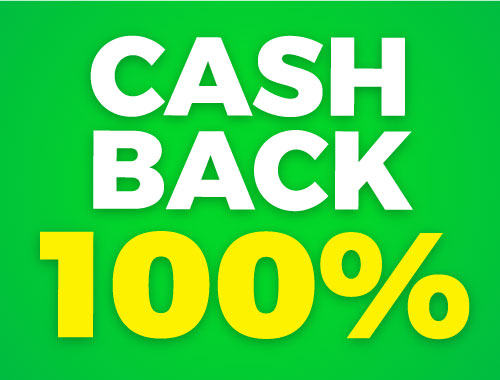 cashback 100%