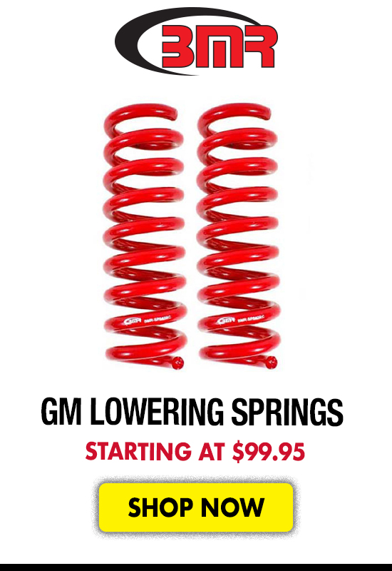 BMR Suspension GM Lowering Springs - Starting at $99.95