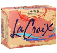 La Croix Sparkling Water - Grapefruit (Pamplemousse) 355ml Can (12 Pack)