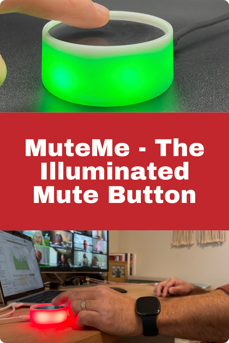MuteMe illuminated mute button increases productivity and decreases interruptions