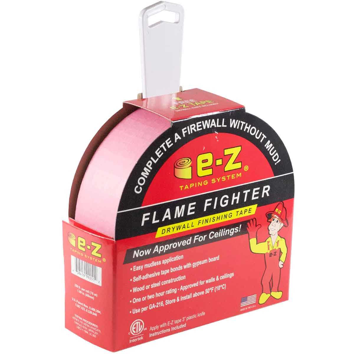 E-Z Tape Flame Fighter Drywall Fire Rated Joint Tape 250' Roll