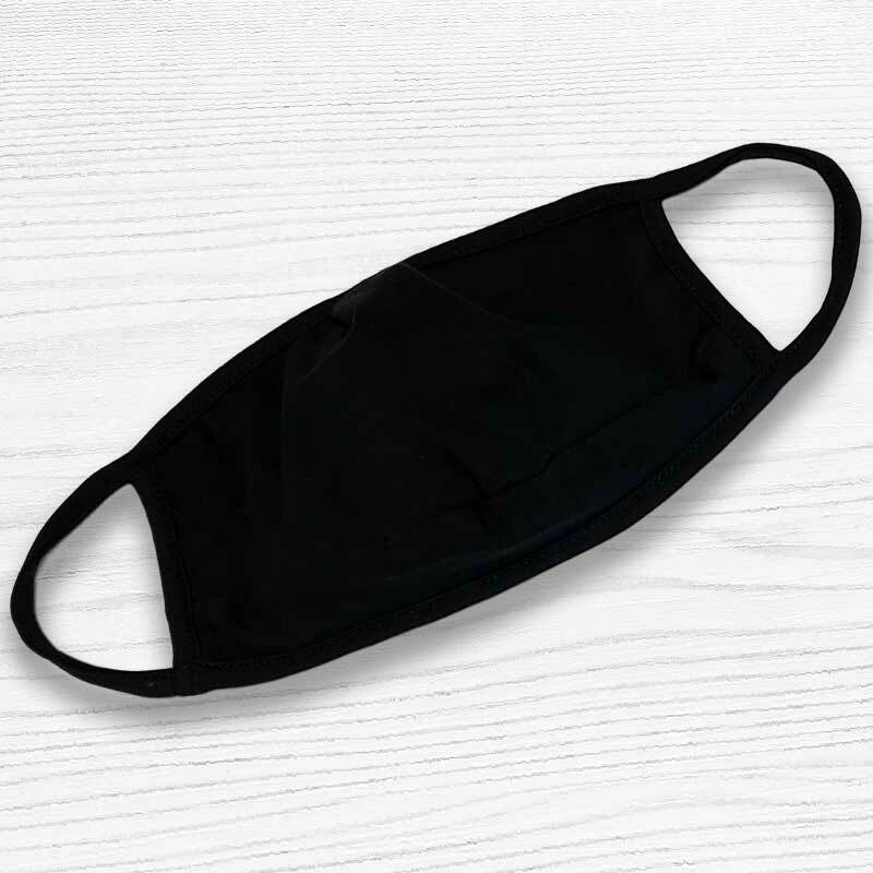 Image of Dude Approved Soft Touch Black Face Mask