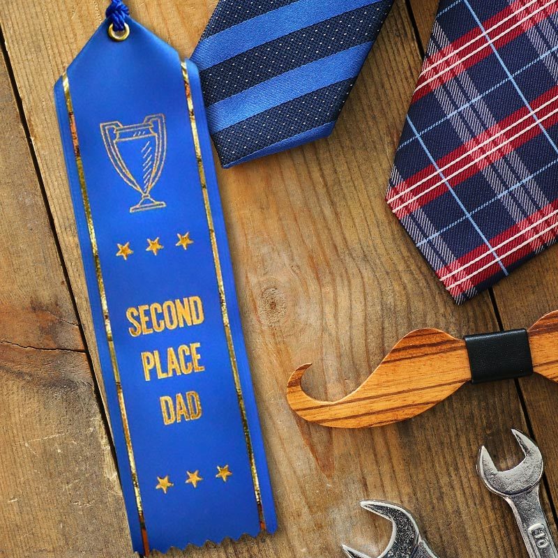 Image of Second Place Dad Award Ribbon