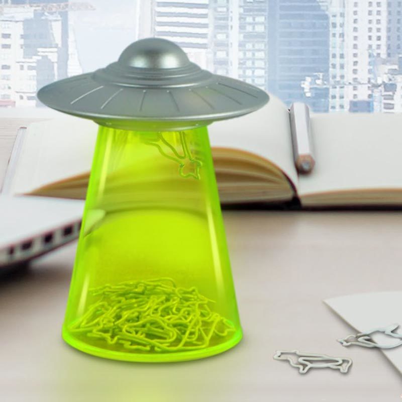 Image of Filing Saucer UFO Paper Clip Holder