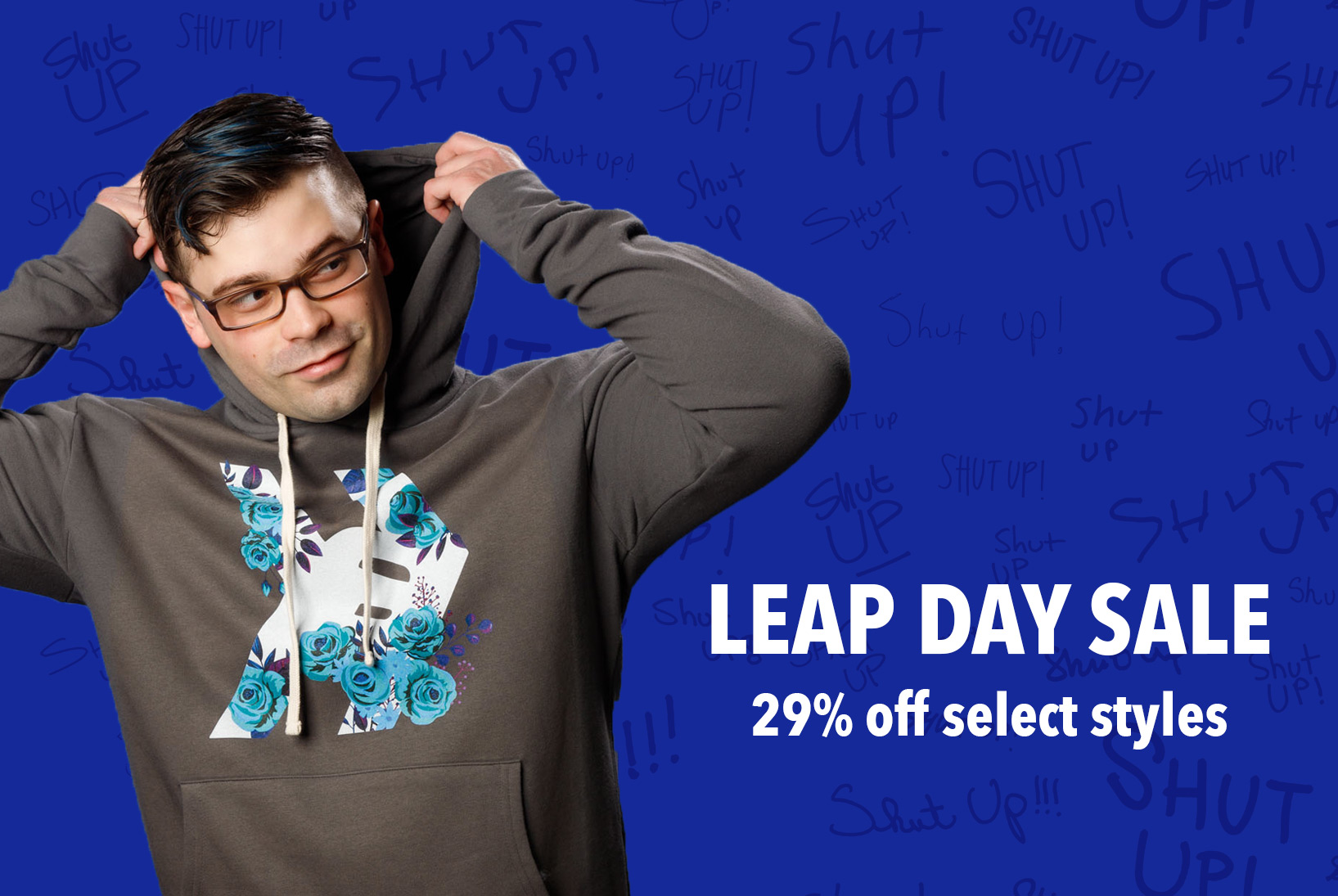 29 percent off select styles for leap day