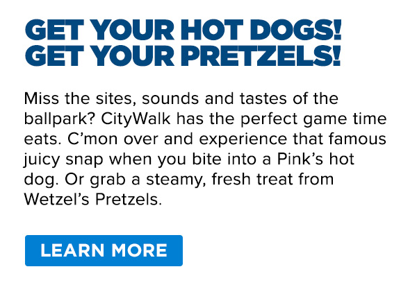 Get Your Hot Dogs! Get Your Pretzels!