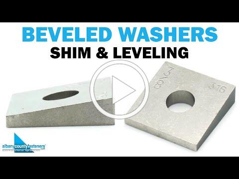 Beveled Washers - Wedge Shaped Washers for Shim &amp; Leveling | Fasteners 101