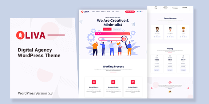 Oliva - Creative Agency WordPress Theme