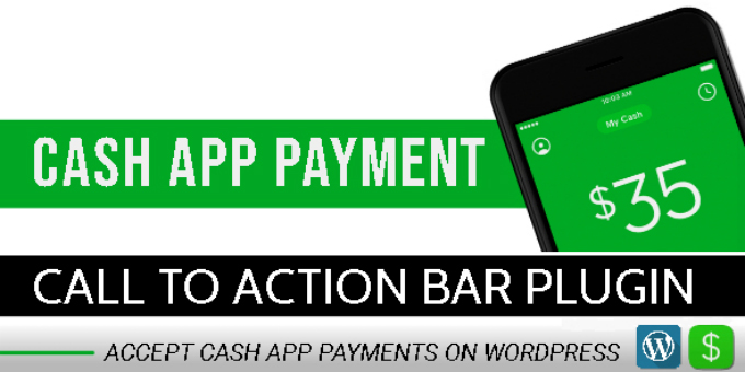Cash App Payment - Call To Action Bar WordPress Plugin