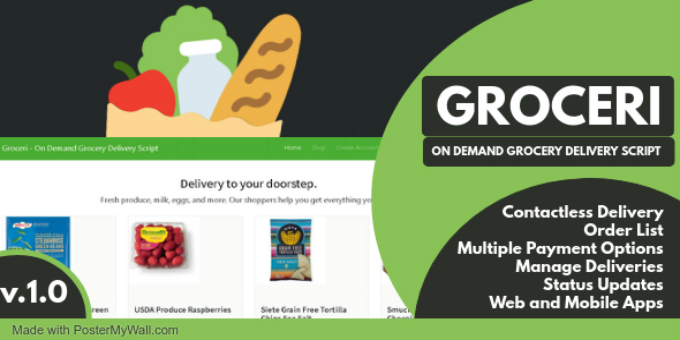 Groceri - On Demand Grocery Delivery Script