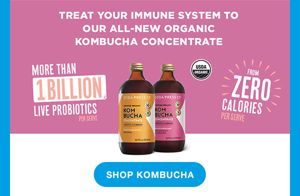 Introducing Organic Kombucha Concentrate.