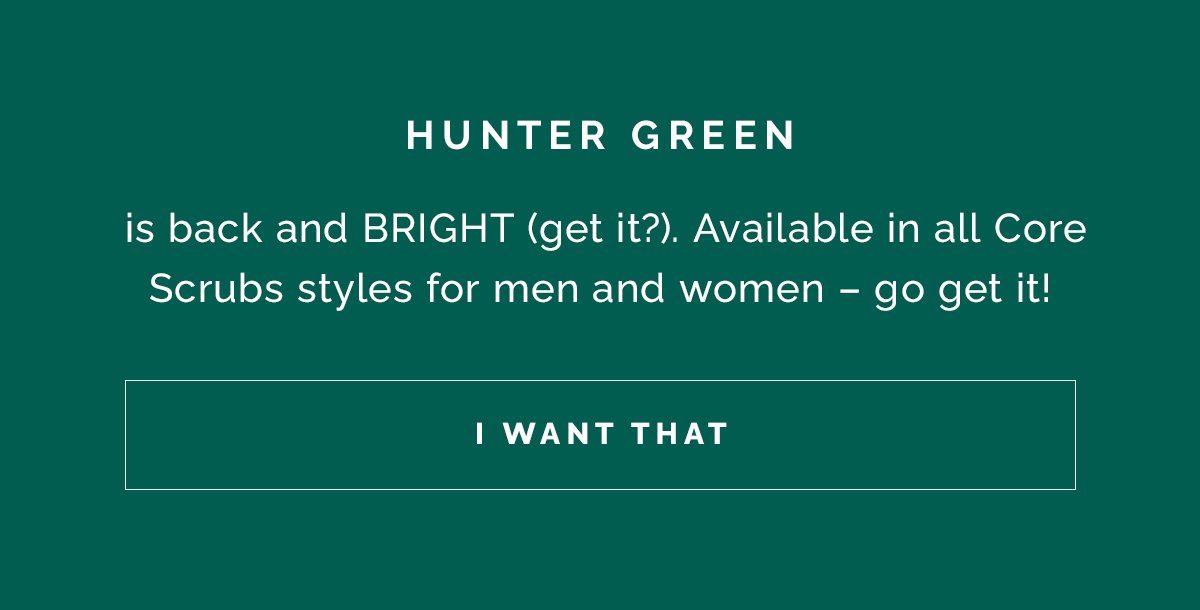 Shop Hunter Green!