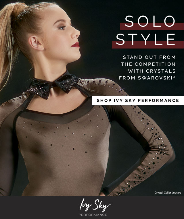 Stand out from the
competition with crystals from Swarovski. Shop Ivy Sky Performance