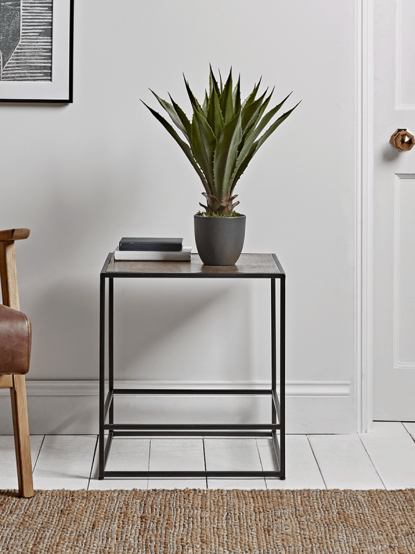 Gold Topped Side Table