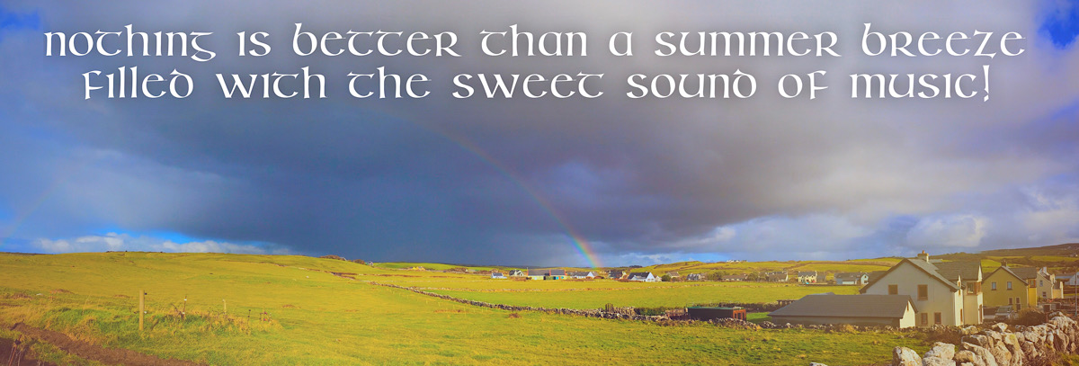 Nothing is better than a summer breeze filled with the sweet sound of music!
