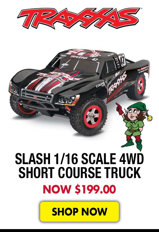 Traxxas Slash 1/16 Scale 4WD Short Course Truck - Now $199.00