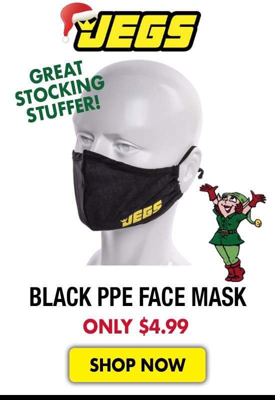 JEGS Black PPE Face Mask - Now $4.99