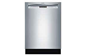 Shop Bosch 24 300 Series Recessed Handle Stainless Steel Built-In Dishwasher