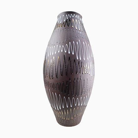 Image of Large Mid-Century Modern Ceramic Vase, Austria, 1960s
