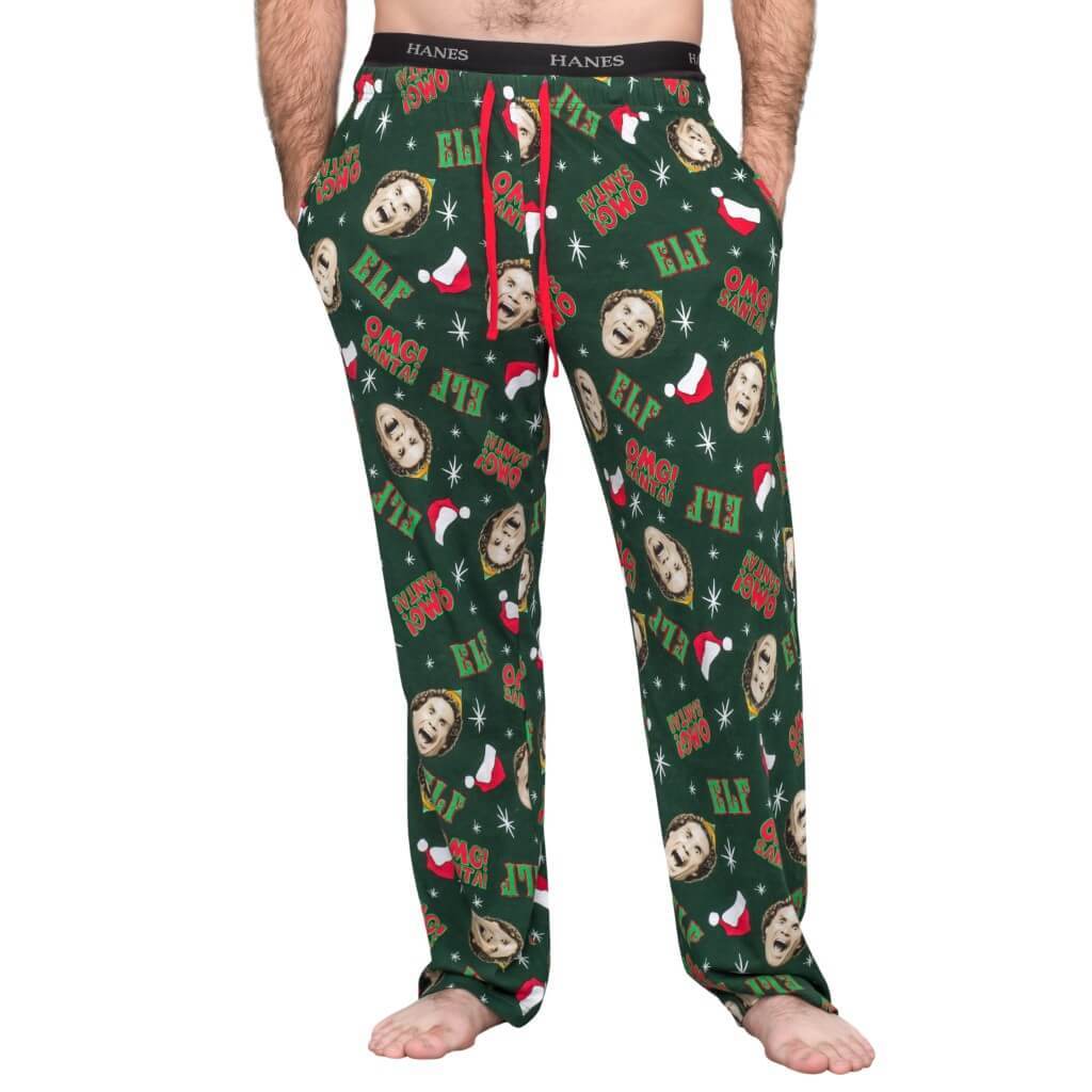 Image of Elf OMG! Santa! Adult Pajamas Lounge Pants
