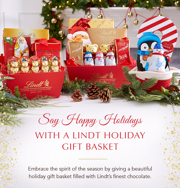 Lindt Holiday Gift Basket