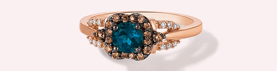 Le Vian Blue Topaz Ring