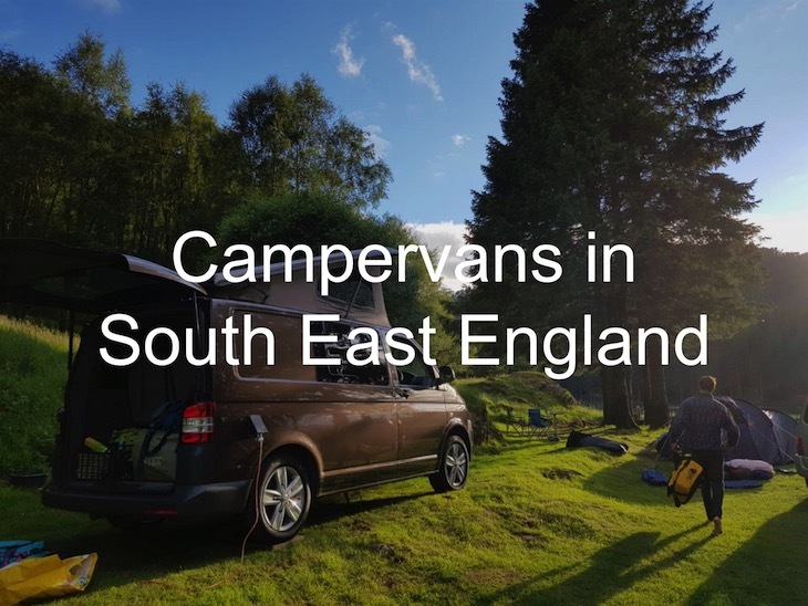 Campervan hire in South East England