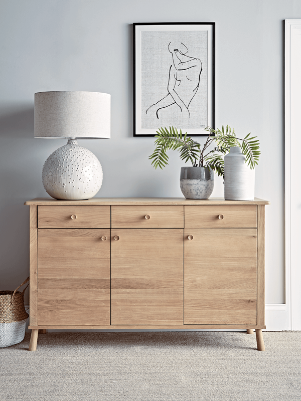 Bergen Oak Sideboard - Natural