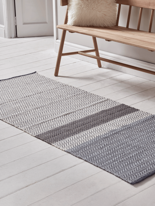 Striped Herringbone Runner