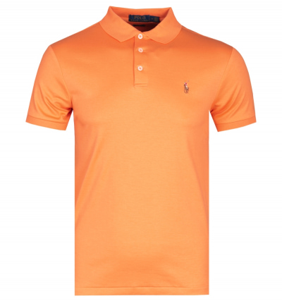 Polo Ralph Lauren Slim Fit Pima Light Orange Polo Shirt