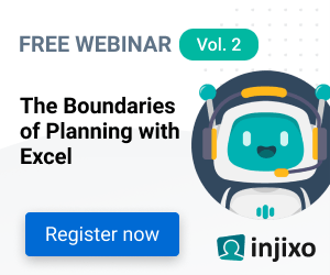 injixo Vol. 2 The Boundaries of Planning with Excel event ad