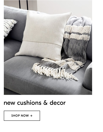 new cushions & decor