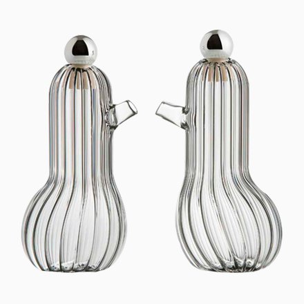 Image of Lil? e Lul? Oil & Vinegar Set in Blown Glass by Matteo Cibic for Paola C.