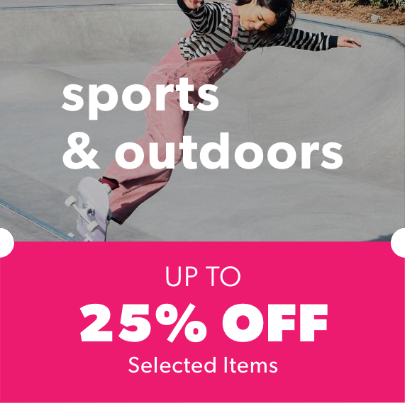 Up to 25% off selected items