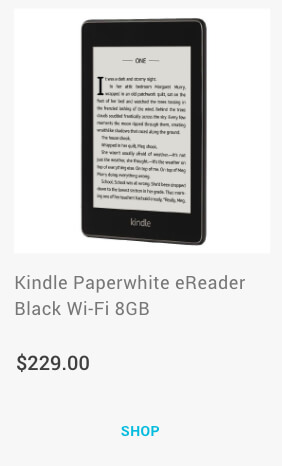 Kindle Paperwhite eReader Black Wi-Fi 8GB
